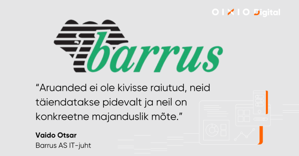 Barrus ja OIXIO ärianalüütikalahendused