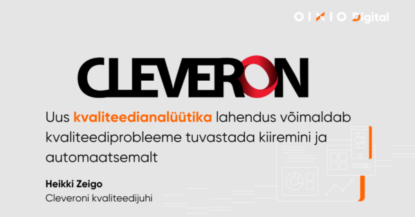 Cleveron kvaliteedianalüütika