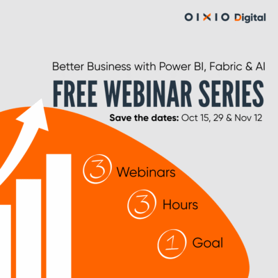 Free Webinar Series - BI - OIXIO Digital