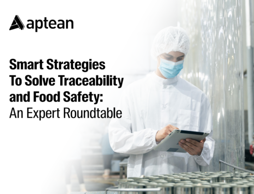 Aptean e-book cover. Food ERP